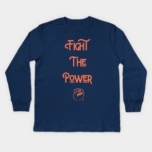 Public Enemy Fight The Power Kids Long Sleeve T-Shirt